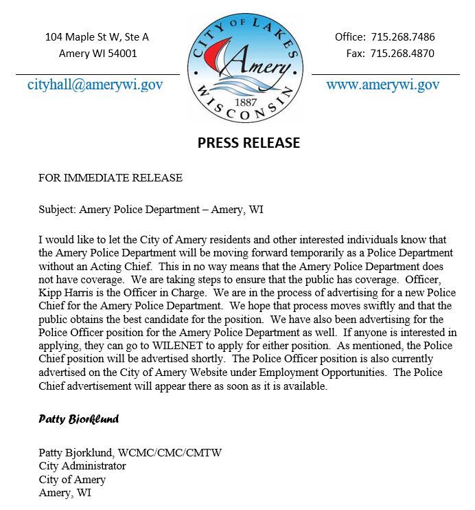 Press Release-Job Openings