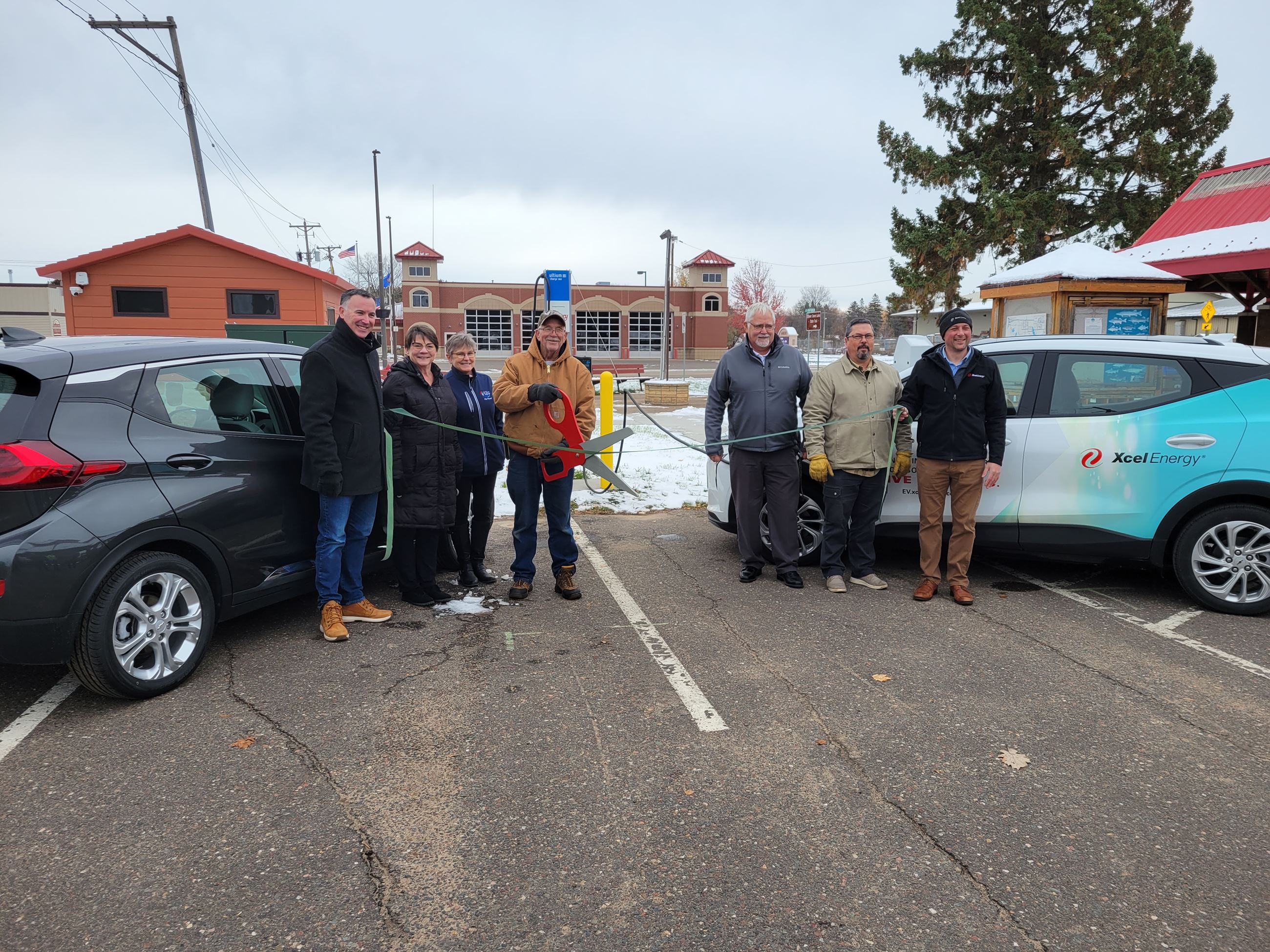 EV Charger Ribbon Cutting